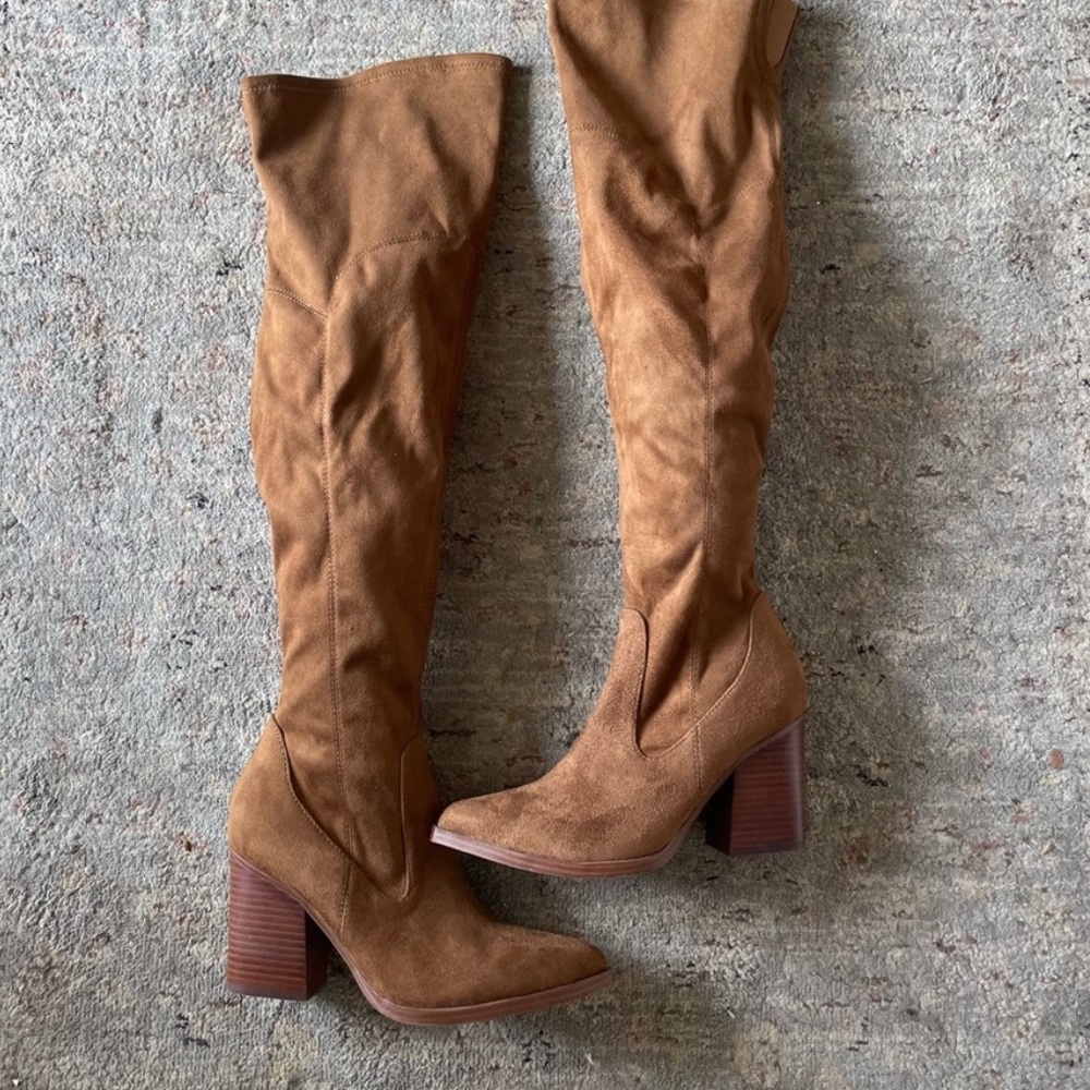 Marc Fisher Suede Over The Knee Boot